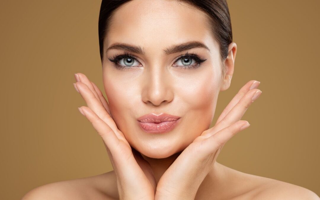 Model showing Cheekbones and Full Lips